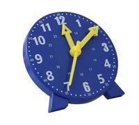 Garosa Clock Teaching Aid Educational Tool for Primary School Children Simulation Model Lessons for Primary and Second Class Students Plastic (Blue)