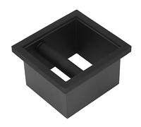 Garosa Coffee Knock Box, Stainless Steel Espresso Grounds Knock Box Replacement Maker Accessory Bottomless Embedded Flat Mouth Avoid Coffee Grounds Splashing Easy Clean