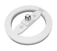 Garosa Crystal Circular Light Bulb, E27 E26 24W LED with 3 Color Temperature, Energy Saving Replacement for Ceiling Light Fixture, ABS