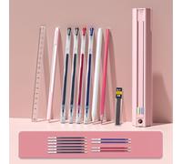 Garosa Cute Pencil Box/Cover, Hexagonal Design, Multi-Function Storage Box with Detachable Sharpener and Ruler, Ideal for Kids and Students (P-2)