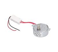 Garosa DC Synchronous Motor Aluminum Plastic Electric Gear Motor DC24V 3RPM CW Rotation 4W Low Noise Low Power for Door Locks Curtains Toys Vending Machines