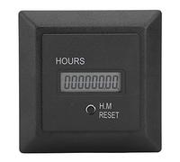 Garosa Digital Display Hour Meter Timer Tools Time Counter Tools Timekeeping Device HM-1R Series High Accuracy 0-999999H Universal 50/60HZ AC with Lithium Battery for Industrial