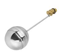 Garosa DN15 G1/2 Brass Float Ball Valve Water Sensor Stainless Steel Float Ball Liquid Level Switch for Magnetic Level Measurement with Hot Forged Body 0-50C 1.6MPa