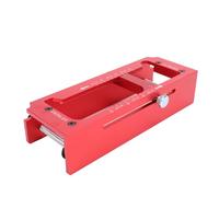 Garosa Door Hinge Jig Lock Installation Kit, Aluminum Alloy Router Template with Adjustable Design for 2.5-5in Hinges and 1/4in Radius for Home Improvement