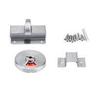 Garosa Door Lock, Stainless Steel Privacy, Durable Public Toilet Bolt Lock with Vacant Engaged Indicator, Green/Red, Modern Style, for Bathroom