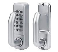 Garosa Door Lock, Zinc Alloy Mechanical Password Lock with 1-11 Digit Code, Keyless Entry for Home Gates Offices Apartments Indoor Outdoor Use