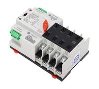 Garosa Double Power Automatic Transfer Switch PC Shell Electrical Selector Switch 4P 32A AC 400V Automatic and Manual Operation for Metallurgy Industrial Power Control (63A)