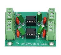 Garosa DRV134PA Stereo Conversion Board Unbalanced to Balanced Audio Converter Board Dual Channel Low Distortion 0.0005% at 1kHz with ±12V Input for HiFi System Home Theater Speakers
