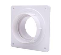 Garosa Dryer Vent Connector Kit, Twist Lock Mechanism for Quick Connect Disconnect 4 Inch Hoses, with 7x7 Inch Wall Plate for Bathroom Dryer Vent Laundry Room