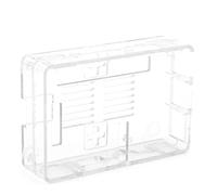 Garosa EFFICIENT HEAT DISSIPATION, CONVENIENT WALL MOUNT, FULL ACCESSIBILITY for 3B/3B+, STURDY AND PROTECTIVE Transparent Box/Cover with CPU Cooling Fan Installation, Easy