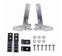 Garosa Elevator Guide Gauge Rail Alignment Tool Positioning Ruler 2CR13 Stainless Steel with Built in Magnets for Single Track Measuring Elevator Maintenance Construction Worksho