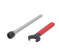 Garosa ER11 Straight Shank Chuck Holder 40Cr Carburized Quenching CNC Milling Tool Holder with 1-7mm Clamping Range for Precision Machining (C10-ER11A-150L)