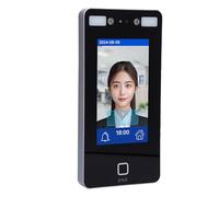 Garosa Facial Recognition Attendance Machine 7in Visible AI Dynamic Facial Card Access Control Time Clock, Binocular System with High User Capacity, Supports Multiple Languages,