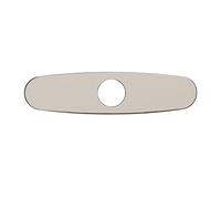 Garosa Faucet Hole Cover Deck Plate, 304 Stainless Steel, 10 Inch Escutcheon Plate for Sink and Kitchen Faucets, Suitable for 1 or 3 Hole Installations