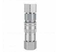 Garosa Flat Face Hydraulic Quick Connect Coupler 1/2in Body 3/4in NPT Thread with Advanced Valve for ISO 16028 Standard High Hydraulic Systems