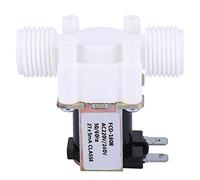 Garosa G1/2 Normally Closed Plastic Solenoid Valve Water Inlet Electromagnetic Valve AC220V Short-Term Duty Guided One-Way for Water Systems