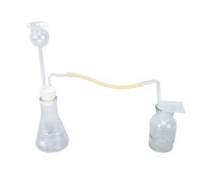 Garosa Gas Generating Funnel Set, Glass Material Efficient O2 H2 CO2 Production for Laboratory Use