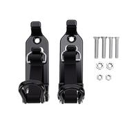 Garosa Heavy Duty Metal Rubber Shovel Mount Kit Axe Holder Clamp Mounting Brackets Kit Black for Truck Off Road with Brackets Secure Shovels