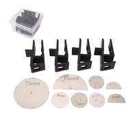 Garosa High Strength Black Ceiling Jig Set 15-20mm Boards & Plate Clamp With Scribing Line, for Woodworking Projects