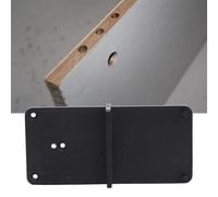 Garosa Hinge Hole Locator, Black Hinge Locator Drilling Tool, 2 Pcs Door Hole Opener Template, Accurate Positioning for Cabinets and Doors