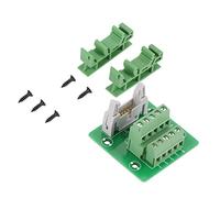 Garosa IDC10P 10Pin Male Header Terminal Block Connector Board PLC Interface with Bracket for PLC DIN Rail Mount,Terminals