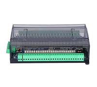 Garosa Industrial PLC Control Board FX3U-48MT, 24V DC, 24 I/O Module with 6AD 2DA Analog, High Speed Counting Programmable Logic Controller