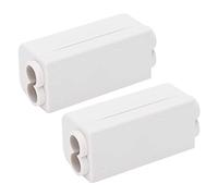 Garosa Inline Junction Connector Box T Shape 1 in 2 Out Wiring Terminal Block 1000V 80A with Non Cutting Brass Conductor for Ceiling Light Switch Wiring
