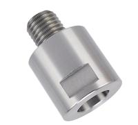 Garosa Lathe Spindle Adapter, 45 Steel, Efficient Connection for Woodworking, 1in 8TPI Male 1in 12TPI Female for Woodturning Projects