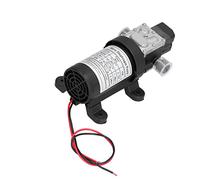 Garosa Micro Electric Diaphragm Mini Self Priming Boost Pump 24V DC 100W 7L/Min 60M Lift with Cooling Fan for Industrial Household Agricultural Spraying