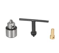 Garosa Micro Motor Drill Chuck, Carbon Steel and Brass Mini Electric Drills for Lathes, 0.3-4mm Clamping for DIY and Workshop Projects