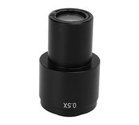 Garosa Microscope Lens C Mount Camera Lens 28mm Diameter 0.35x for 10A 0.7 4.5X Industrial Microscope Eyepiece, Wide Field View, Clear Imaging, Long Service Life for Inspection Users (0.5x)