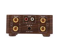 Garosa Mini 5.0 Power Amplifier, Wood Appearance, Excellent Sound Quality, HiFi Digital Amp 2 Channel 50W for Home Stereo and Theater