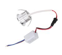 Garosa Mini LED Spot Light 3W Artwork Small Recessed Light Spotlight Jewelry Indoor Display Showcase Counter Ceiling Recessed Light Micro Reading Lighting (Light 4000K)