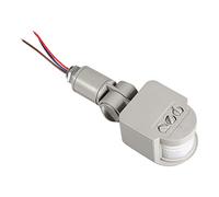 Garosa Motion Sensor Wall Mount Switch, 180° Infrared Detector, Gray ABS, 5.8x4.7x15.7cm, LED Security Light Control, IP64, AC90-250V