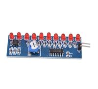 Garosa NE555 CD4017 Water LED Light Kit, 2pcs Flashing Circuit Board for Electronics Projects STEM Learning Hobbyists Students 5.4x2.1cm