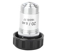 Garosa Objective Lens 60X All Steel Achromatic Microscope Objective Standard RMS 20.2mm Clear Imaging Adjustable Magnification for Biological Microscopes Students Lab Use (20X)