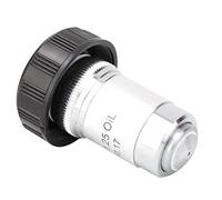 Garosa Objective Lens 60X All Steel Achromatic Microscope Objective Standard RMS 20.2mm Clear Imaging Adjustable Magnification for Biological Microscopes Students Lab Use (100x)