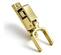Garosa One Hand Gate Latch Heavy Duty Instant Locking Gate Latch | Anti Rust Coated Steel, 7.09x2.76x1.18in, One Hand Lift Operation for Wood Metal Gate and Fence Farm Ranch and Yard