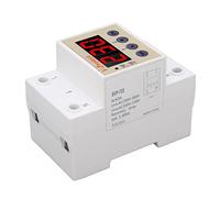 Garosa Over Under Voltage Protector PC Adjustable Voltage Protective Device AC220V 40A Self Resetting 80V to 400V DIN Rail for Home Workshop Pump Air Conditioner (63A)