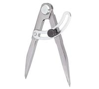 Garosa Pencil Marking Compass, Stainless Steel Adjustable Wing Divider, Ideal Tool for Woodworking and Leather Crafts 125mm