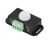 Garosa PIR Sensor LED Infrared Sensing Switch, Mini Infrared Sensor for Cabinet Lighting, Adjustable Delay 1 to 10 Minutes, Ideal for Kitchen and Bathroom Use