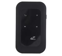 Garosa Portable 4G LTE Router, Compact High Speed Mobile Hotspot Sharing Internet Access for Travel Business ABS Black USB C 2100mAh 1 Pack