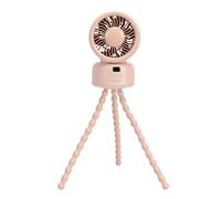Garosa Portable Baby Stroller Fan with 9000mAh Battery, 360° Flexible
