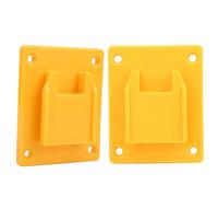 Garosa Power Tool Machine Stand Base, ABS Material, 2Pcs for 18V Electric Drill, Easy Installation and All-Angle Use (Yellow)