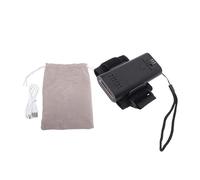 Garosa Rechargeable Hair Extension Light LED Wig Glue Curing Lamp 5 Second Fast Cure with 3000mAh Battery for Home Salon Professional Use (Black)