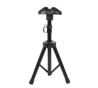 Garosa Rectangular Satellite Tripod Stand, Portable Metal Mount Kit with Adjustable Height 2.2 to 4.4 Feet for Camping RV Travel Courtyard Internet Antenna