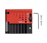 Garosa Round Rod Drill Locator, Aluminum Alloy Center Drill Guides for 1mm to 4mm Rods 0.3mm to 3mm Bits with Movable Rotatable Modules for Model Building Wood Crafting