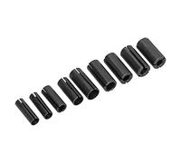 Garosa Router Collet Adapter, Carbon Steel, 9Pcs Connector Chuck Converter for Drilling Tools and CNC Machines