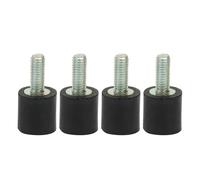 Garosa Rubber Mounts, 4Pcs Anti-Vibration Rubber Isolator Mounts with Studs Shock Absorber M3/M5/M6 Rubber Vibration Damping Mounts Car Boat Bobbins(VD8*8 M3*8),Shock absorbers