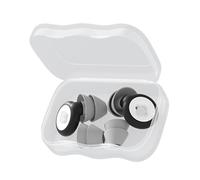 Garosa Silicone Noise -Slip to Sleep 25 to 33 DB Sound Block Earplugs for Work Night -Ingredients Washing, L, S (Black)